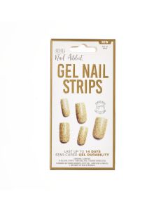 Front side of packaging for Ardell Nail Addict Gel Nail Strips - Pot of Gold