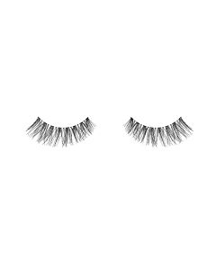 A pair of Ardell Natural 120 showing its signature wispies style with crisscross, feathering, and curl features