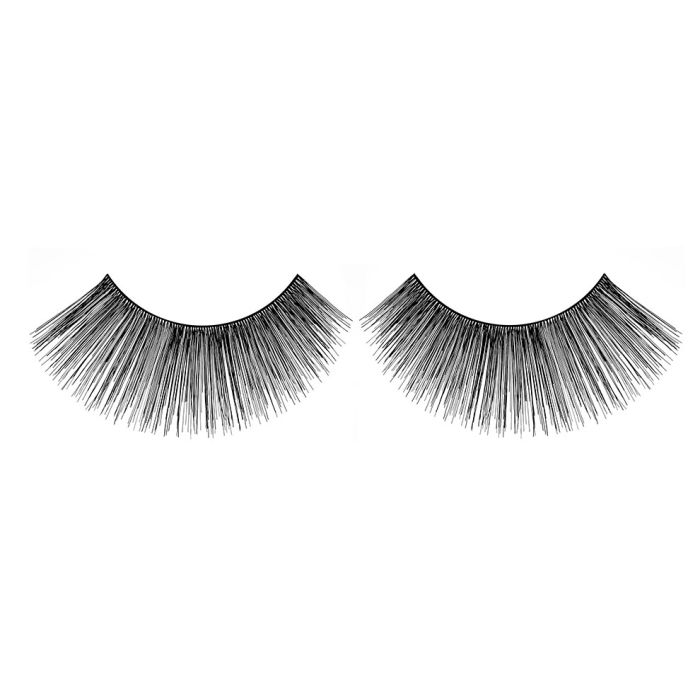 Pair of Ardell Glamour 115 faux lashes side by side with a rounded silhouette