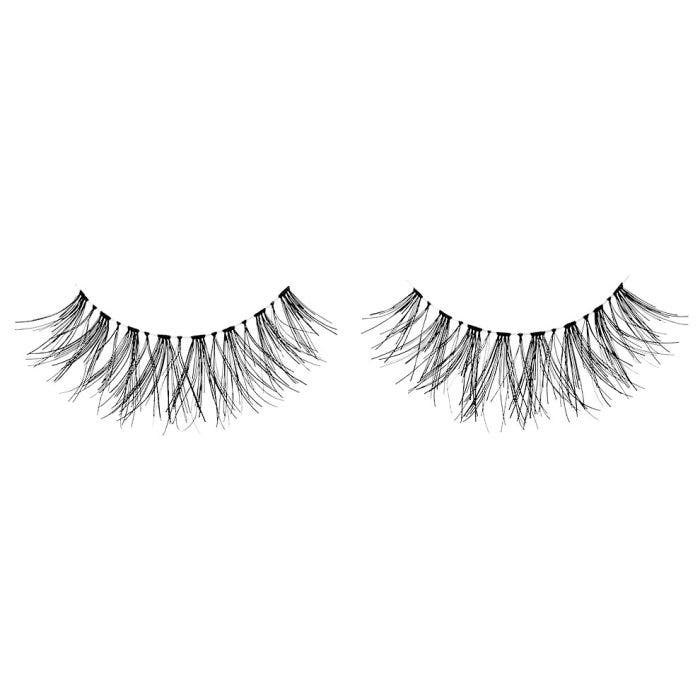 A single pair of Ardell Demi Wispies showing its signature Wispies style with crisscross, feathering, and curl