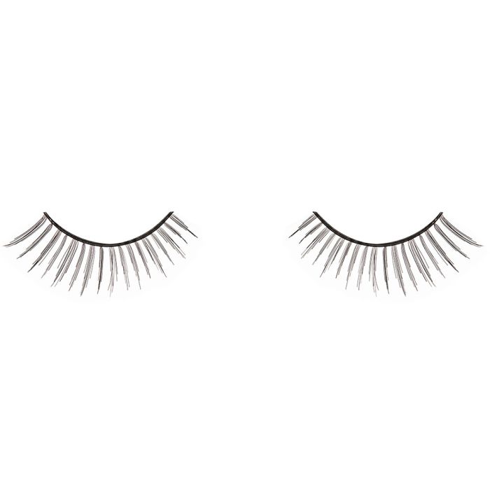 Pair of Ardell Self Adhesive Lash 116S false lashes side by side featuring clustered lash fibers