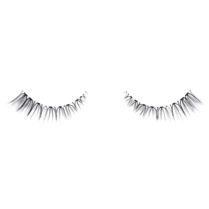 Pair of Ardell Soft Touch 150 false lashes side by side short featuring light volume short length fibers 