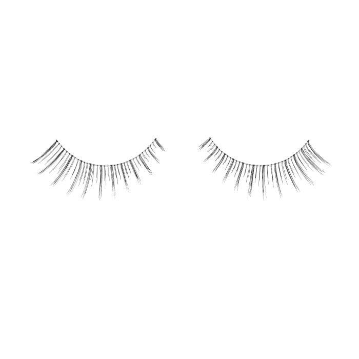 Pair of Andrea Mod Lash #62 false lashes side by side featuring clustered lash fibers