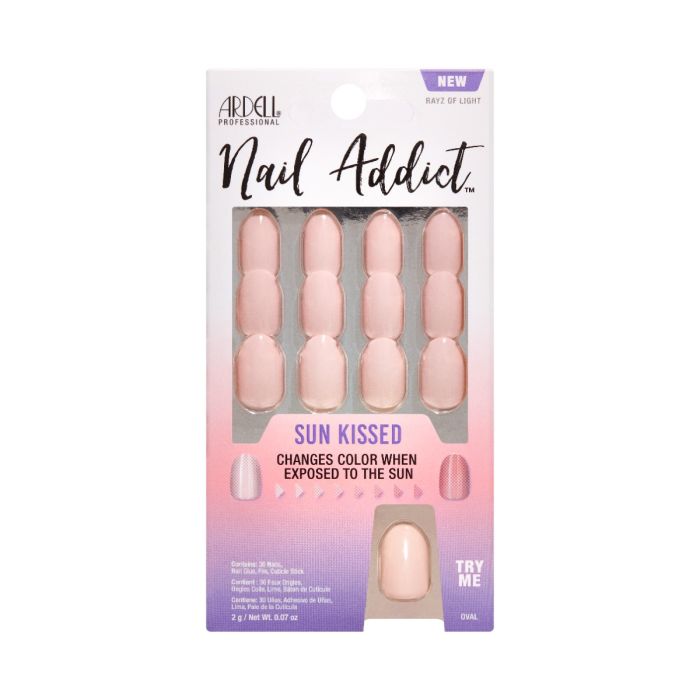 12 nails in packaging with a try me feature
