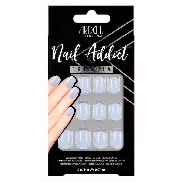 Front of Ardell Nail Addict Premium Nail Set, Crystal Glitter retail box