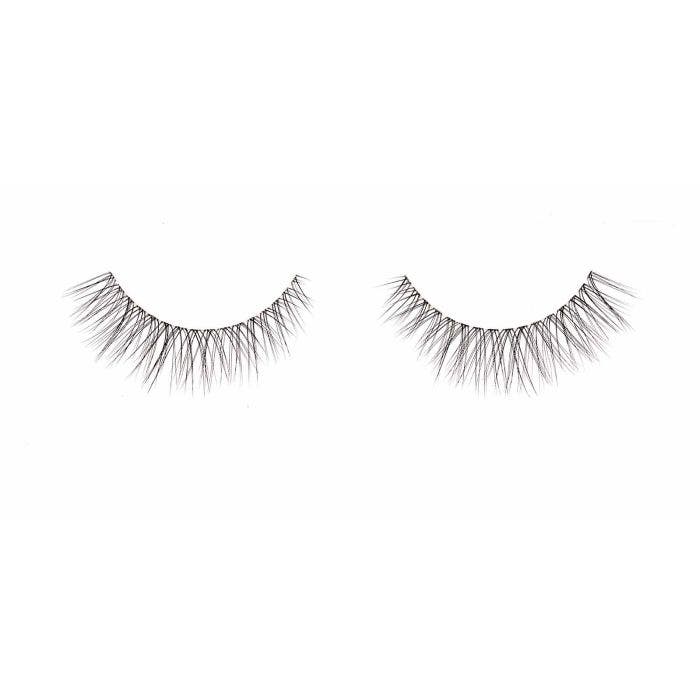 Pair of Ardell Lift Effect 740 false lashes side by side featuring slightly flared lash fibers with upswept contours