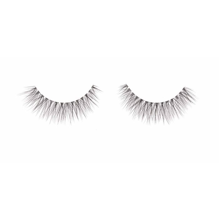 Pair of Ardell Lift Effect 742 false lashes side by side showing its light volume & medium length