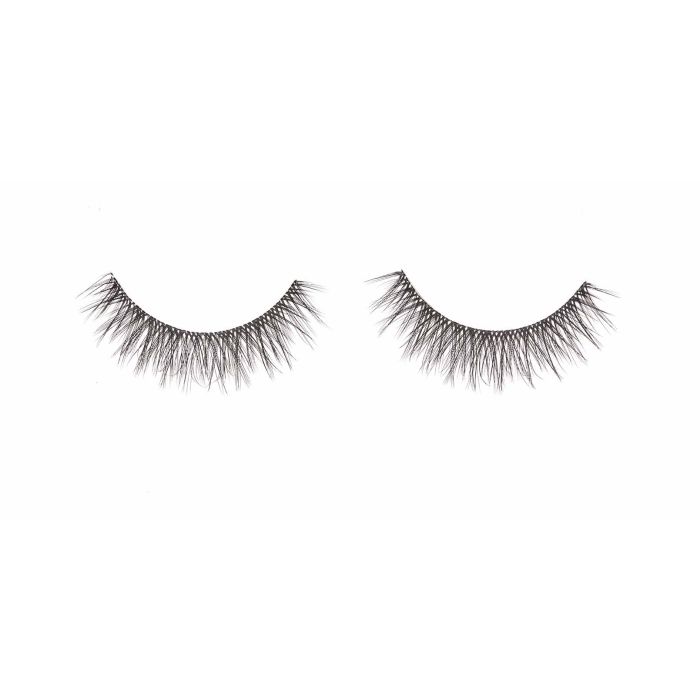 Pair of Ardell Lift Effect 743 false lashes side by side featuring medium volume short length lash fibers