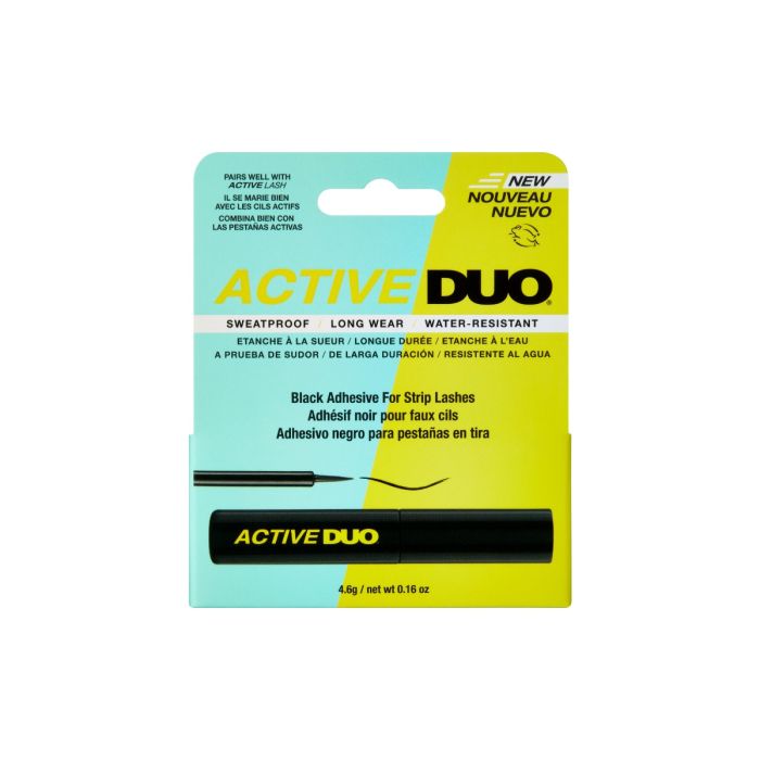 Front  view of Ardell Active DUO Black retail box