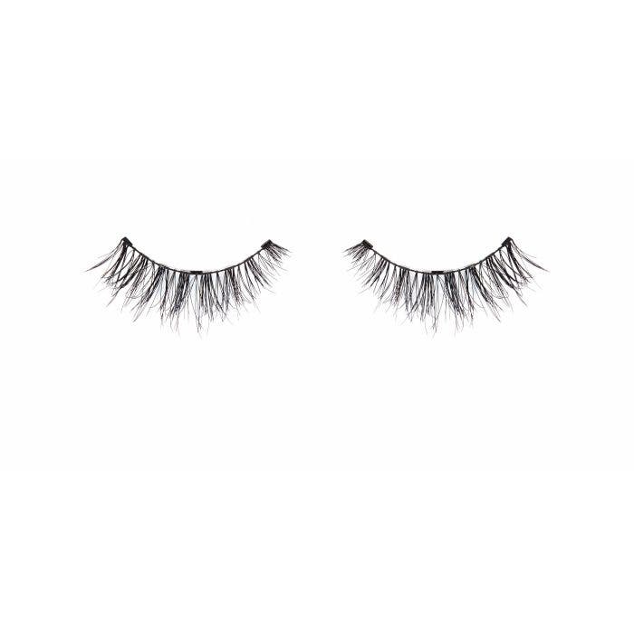 A pair of Ardell Naked Lashes 424 false lashes for the left & right eyes isolated on white color background