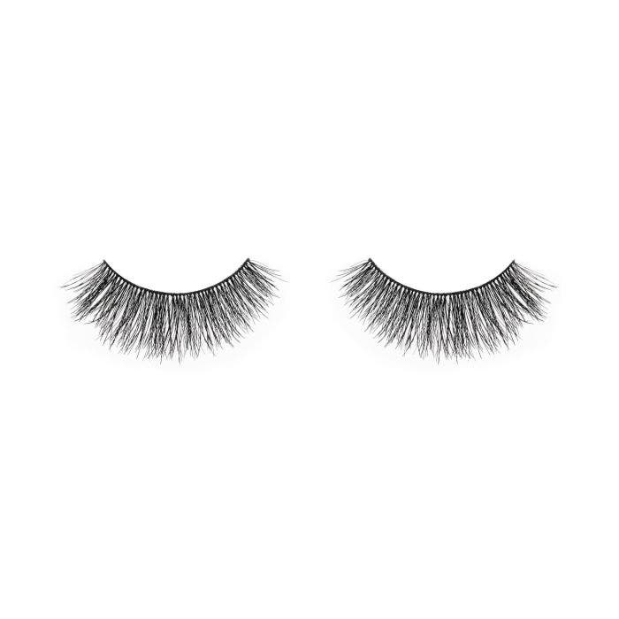 Pair of Ardell Remy Lash 775 false lashes side by side showing its criss-cross lash style with fine tapered ends