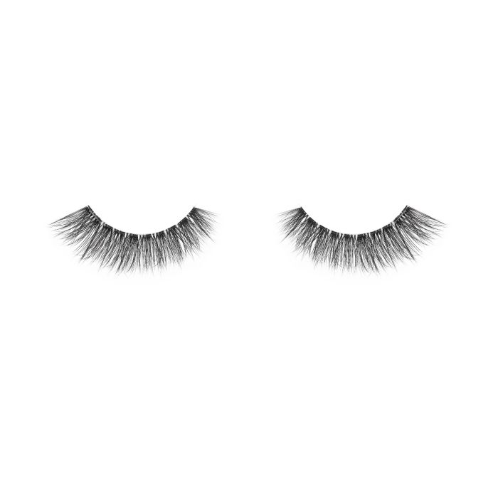 Ardell's 3D Faux mink 861 featuring its flared, winged-out and natural lash look