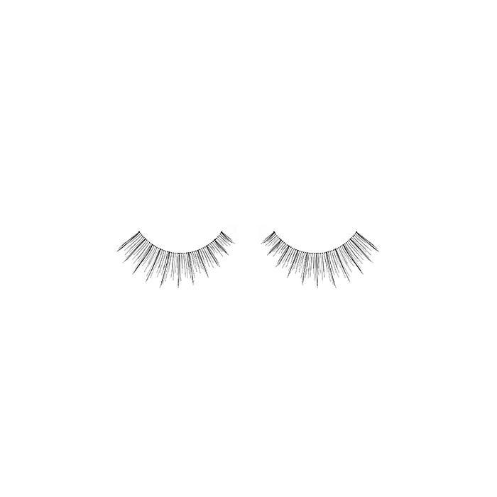 A pair of Ardell Natural Hotties Lash - Black featuring its light volume, medium length with spiky effect strip lash style