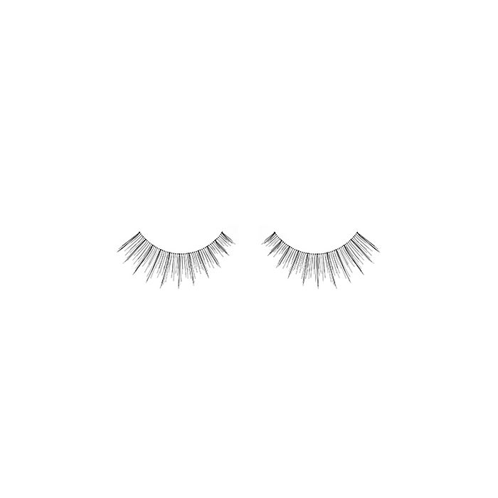 A pair of Ardell Natural Hotties Lash - Black featuring its light volume, medium length with spiky effect strip lash style