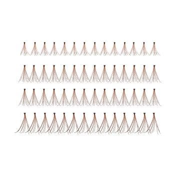 56 Ardell Duralash Combo Lengths false lashes arranged in 4 rows of 14 individual lash clusters