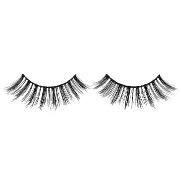 A single pair of Ardell Double Up Lash 206 showing its medium volume, long length & rounded lash style