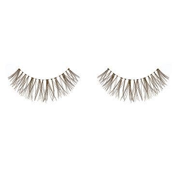 Set of Ardell Natural 122 Brown lashes side by side featuring clustered lash fibers