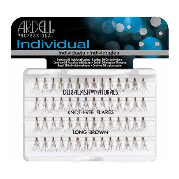 KNOT-FREE INDIVIDUALS LASHES - LONG (BROWN)