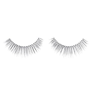 Pair of Ardell Soft Touch Natural Lashes 151 false lashes side by side with a rounded lash style for a wide-eyed effect