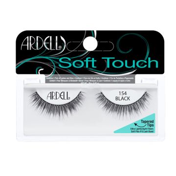 Soft Touch Lashes  154, Lightweight with Fine Tapered Tips
