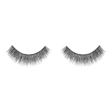 A single pair of Ardell Double Up Lash 208 showing its medium volume, long length & rounded lash style