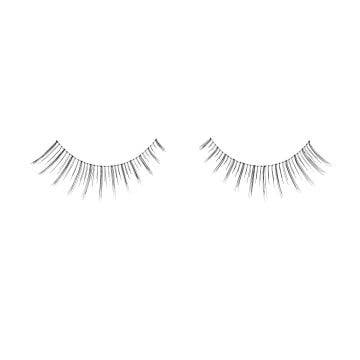 Pair of Andrea Mod Lash #62 false lashes side by side featuring clustered lash fibers