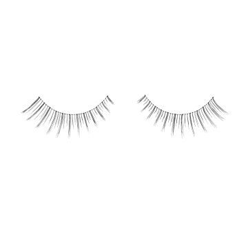 Pair of Andrea Mod Lash #62 false lashes side by side featuring clustered lash fibers