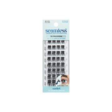 Front view of Seamless Underlash Extensions 3D Faux Mink Refill  wall-hook ready packaging