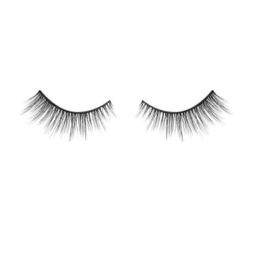 Ardell Magnetic Megahold Lash 053 showing its winged Lash Silhouette and uneven lashes isolated in white background