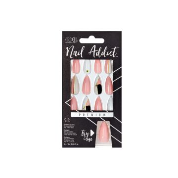 Front of Ardell Nail Addict Art Deco color shade retail box