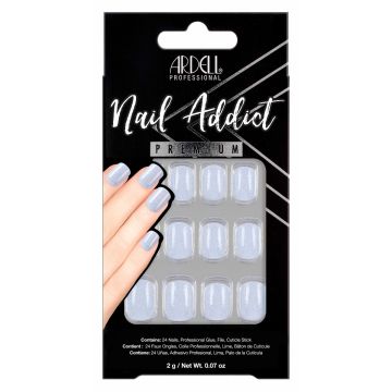 Front of Ardell Nail Addict Premium Nail Set, Crystal Glitter retail box