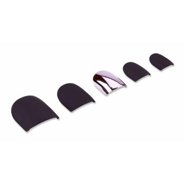 Ardell Nail Addict Premium Nail Set, Burgundy Chrome artificial nails