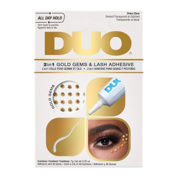 DUO 2 in 1 Gold Gems & Lash Adhesive Kit