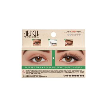 ECOLASHES Lifted Strip Lashes, Natural Hemp Fibers with Cotton Band