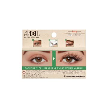 ECOLASHES Higher Love Strip Lashes, Natural Hemp Fibers with Cotton Band