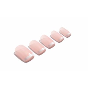 Set of Ardell Nail Addict Micro French color variant lay in a white color scene