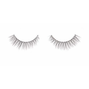 Pair of Ardell Lift Effect 740 false lashes side by side featuring slightly flared lash fibers with upswept contours