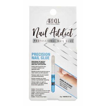 Front of Ardell Nail Addict Precision Nail Glue retail box