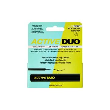 Front  view of Ardell Active DUO Black retail box