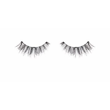 A pair of Ardell Naked Lashes 424 false lashes for the left & right eyes isolated on white color background