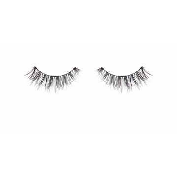 A pair of Ardell Naked Lashes 424 false lashes for the left & right eyes isolated on white color background