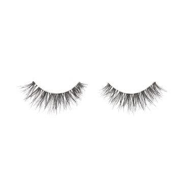 A single pair of Ardell Naked Lashes 425 featuring its multi-layered  & short layered lashes isolated in white color setting