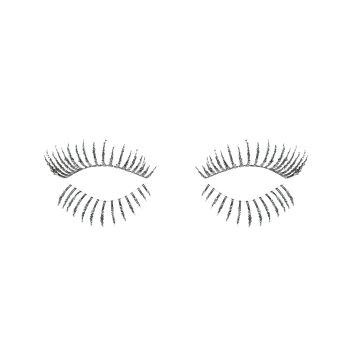 Ardell Fright Night - Spooky Lashes (Pixie Dust) showing its bold full length and magical sparky silver glitter-accented tips
