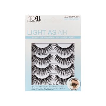 4 pair of lashes in packaging  
