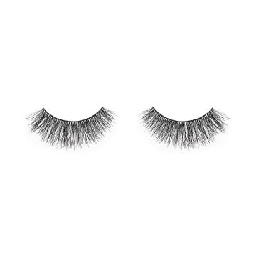 Pair of Ardell Remy Lash 775 false lashes side by side showing its criss-cross lash style with fine tapered ends