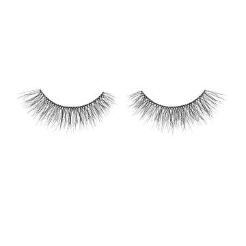 Pair of Ardell Naked Lash 423 false lashes side by side featuring clustered lash fibers