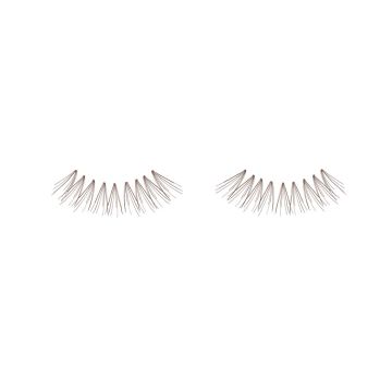 1 set of  Ardell Knot-Free Individuals Lashes - Long (Brown) side by side  arranged to fit the left and right eyelids
