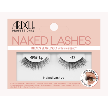 Ardell Naked Lashes 433 int retail packaging with product details