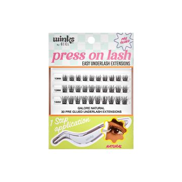 Ardell Winks Press on Lash underlash extensions galore natural SKU# 32266 Front